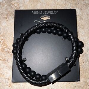 NWT Men, black Disney bracelet great quality​​​